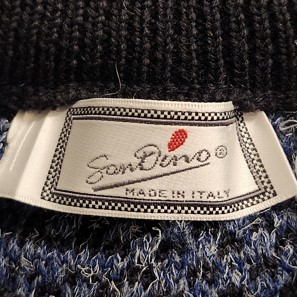 San Dino Vintage Multicolor Sweater Men’s Size 52 Made in Italy - Picture 6 of 8